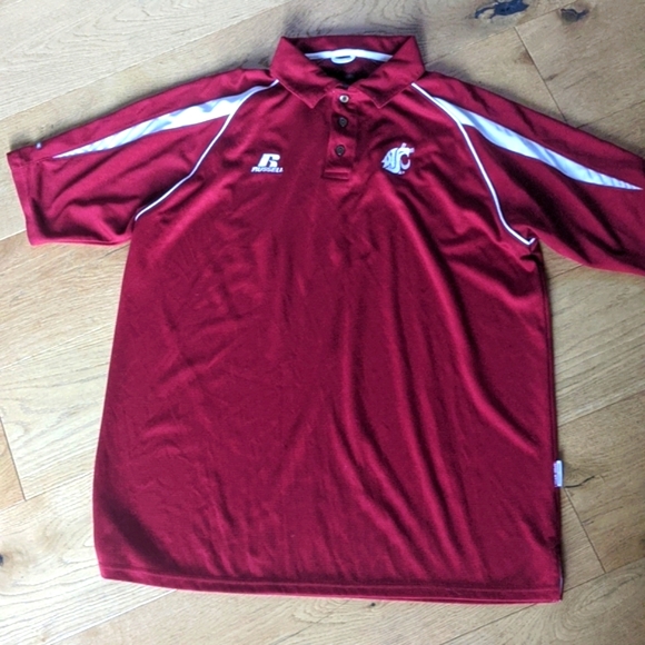 Russell Athletics men's Washington State University Cougs athletic polo size XL - Picture 1 of 6